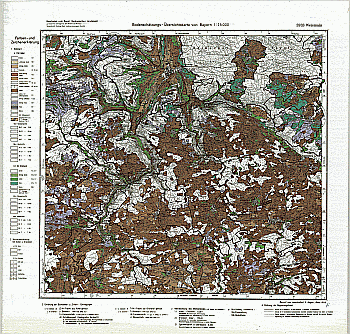 Produktbild 1 für den Artikel: Bodenschätzungskarte 1:25 000 5933 Weismain