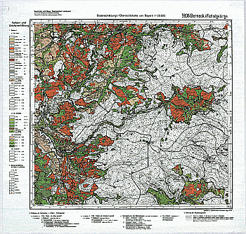 Produktbild 1 für den Artikel: Bodenschätzungskarte 1:25 000 5936 Berneck