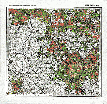 Produktbild 1 für den Artikel: Bodenschätzungskarte 1:25 000 5937 Fichtelberg