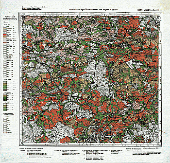 Produktbild 1 für den Artikel: Bodenschätzungskarte 1:25 000 5938 Marktredwitz