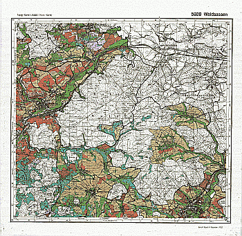 Produktbild 1 für den Artikel: Bodenschätzungskarte 1:25 000 5939 Waldsassen