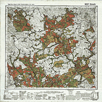 Produktbild 1 für den Artikel: Bodenschätzungskarte 1:25 000 6037 Ebnath