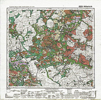 Produktbild 1 für den Artikel: Bodenschätzungskarte 1:25 000 6039 Mitterteich