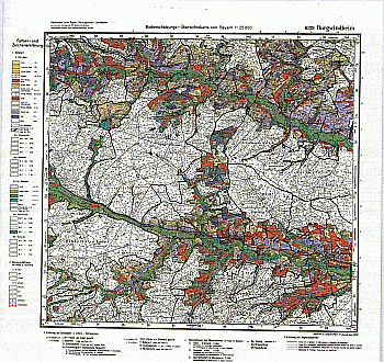 Produktbild 1 für den Artikel: Bodenschätzungskarte 1:25 000 6129 Burgwindheim