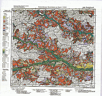Produktbild 1 für den Artikel: Bodenschätzungskarte 1:25 000 6130 Burgebrach