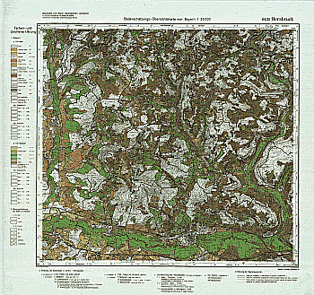 Produktbild 1 für den Artikel: Bodenschätzungskarte 1:25 000 6434 Hersbruck