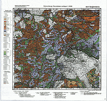 Produktbild 1 für den Artikel: Bodenschätzungskarte 1:25 000 6527 Burgbernheim