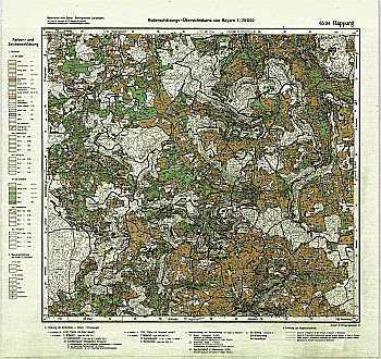 Produktbild 1 für den Artikel: Bodenschätzungskarte 1:25 000 6534 Happurg