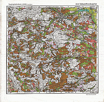 Produktbild 1 für den Artikel: Bodenschätzungskarte 1:25 000 6536 Sulzbach-Rosenberg Süd