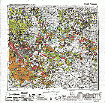 Produktbild 1 für den Artikel: Bodenschätzungskarte 1:25 000 6537 Amberg
