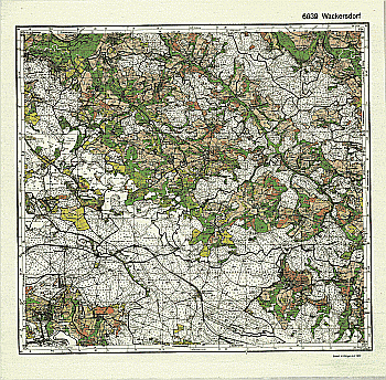 Produktbild 1 für den Artikel: Bodenschätzungskarte 1:25 000 6639 Wackersdorf