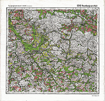 Produktbild 1 für den Artikel: Bodenschätzungskarte 1:25 000 6640 Neunburg v. Wald
