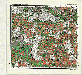 Produktbild 1 für den Artikel: Bodenschätzungskarte 1:25 000 6729 Ansbach Süd