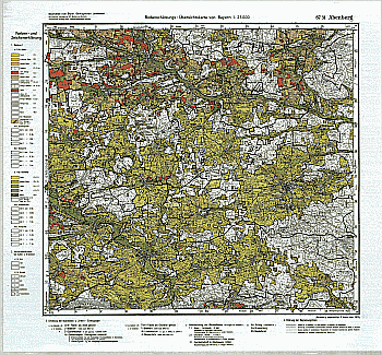 Produktbild 1 für den Artikel: Bodenschätzungskarte 1:25 000 6731 Abenberg