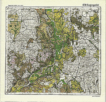 Produktbild 1 für den Artikel: Bodenschätzungskarte 1:25 000 6738 Burglengenfeld