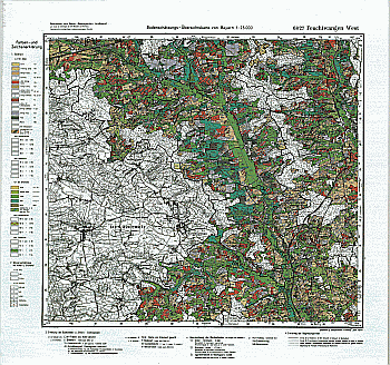 Produktbild 1 für den Artikel: Bodenschätzungskarte 1:25 000 6827 Feuchtwangen West