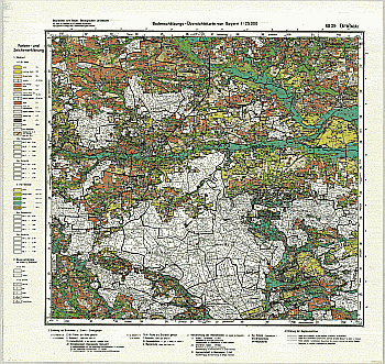 Produktbild 1 für den Artikel: Bodenschätzungskarte 1:25 000 6829 Ornbau