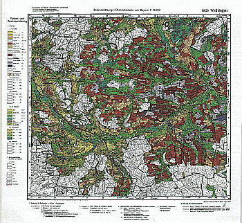 Produktbild 1 für den Artikel: Bodenschätzungskarte 1:25 000 6928 Weiltingen