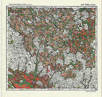 Produktbild 1 für den Artikel: Bodenschätzungskarte 1:25 000 6940 Wörth a.d. Donau