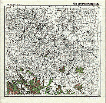 Produktbild 1 für den Artikel: Bodenschätzungskarte 1:25 000 7046 Schwarzach mit Spiegelau