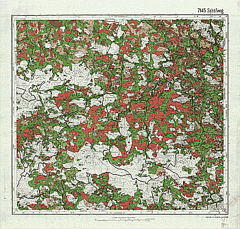 Produktbild 1 für den Artikel: Bodenschätzungskarte 1:25 000 7145 Schöfweg