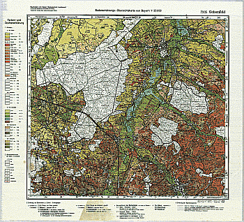 Produktbild 1 für den Artikel: Bodenschätzungskarte 1:25 000 7335 Geisenfeld