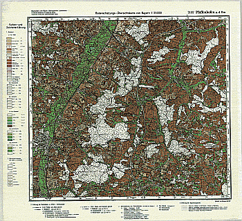 Produktbild 1 für den Artikel: Bodenschätzungskarte 1:25 000 7435 Pfaffenhofen an der Ilm