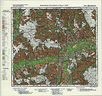 Produktbild 1 für den Artikel: Bodenschätzungskarte 1:25 000 7535 Allershausen