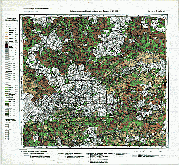 Produktbild 1 für den Artikel: Bodenschätzungskarte 1:25 000 7838 Albaching
