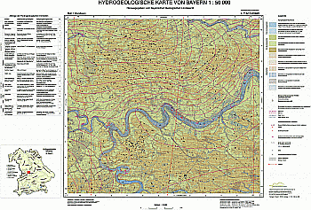 Produktbild 1 für den Artikel: Hydrogeologische Karte 1:50 000 L7132 Eichstätt