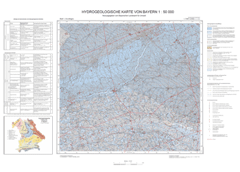 Produktbild 1 für den Artikel: Hydrogeologische Karte 1:50 000 L7342 Landau