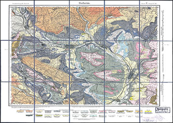 Produktbild 1 für den Artikel: Historische Geologische Karte 1:25 000 5527 Ostheim (alte Nummer 6936)