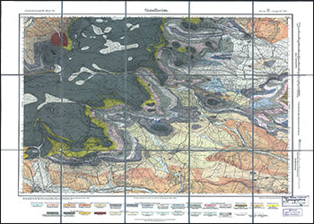 Produktbild 1 für den Artikel: Historische Geologische Karte 1:25 000 5526 Sondheim (alte Nummer 6935)
