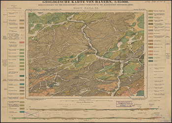 Produktbild 1 für den Artikel: Historische Geologische Karte 1:25 000 5636 Naila (alte Nummer 32)