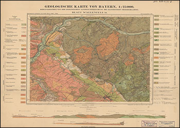Produktbild 1 für den Artikel: Historische Geologische Karte 1:25 000 5734 Wallenfels (alte Nummer 51)