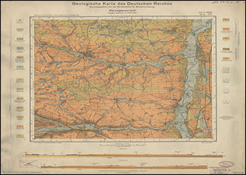 Produktbild 1 für den Artikel: Historische Geologische Karte 1:25 000 6431 Herzogenaurach (alte Nummer 179)