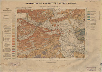 Produktbild 1 für den Artikel: Historische Geologische Karte 1:25 000 8427 Immenstadt (alte Nummer 856)