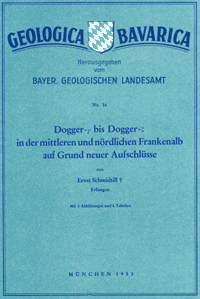 Produktbild 1 für den Artikel: Geologica Bavarica Band 16: Dogger gamma bis Dogger zeta in der mittleren und nördlichen Frankenalb auf Grund neuer Aufschlüsse.