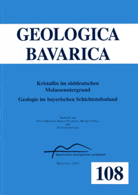 Produktbild 1 für den Artikel: Geologica Bavarica Band 108, Kristallin im süddeutschen Molasseuntergrund sowie Geologie im bayerischen Schichtstufenland