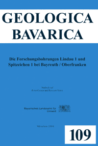 Produktbild 1 für den Artikel: Geologica Bavarica Band 109: Die Forschungsbohrungen Lindau 1 und Spitzeichen 1 bei Bayreuth / Oberfranken