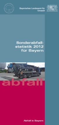Detailansicht zu Sonderabfallstatistik 2012  für Bayern - Flyer