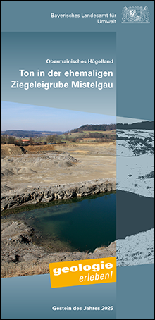 Ton in der ehemaligen Ziegeleigrube Mistelgau - Gestein des Jahres 2025