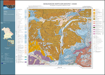 Produktbild 1 für den Artikel: Geologische Karte 1:25 000 8531/8631 Zugspitze