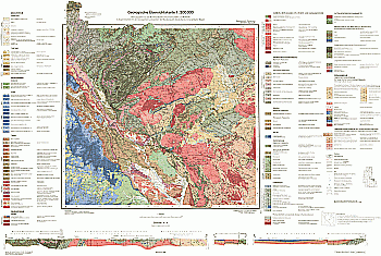 Produktbild 1 für den Artikel: Geologische Übersichtskarte 1:200 000 CC6334 Bayreuth